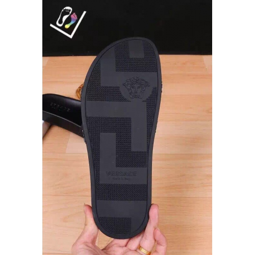 Replica Versace Slippers For Men #262176 $42.00 USD for Wholesale