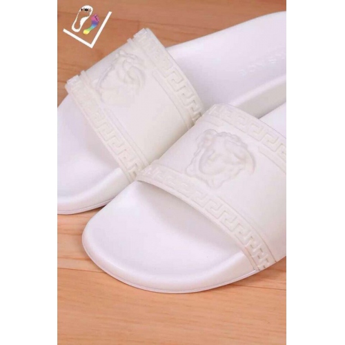 Replica Versace Slippers For Men #262177 $42.00 USD for Wholesale