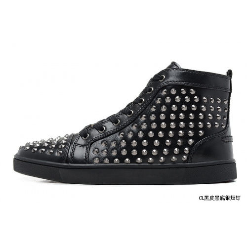 Replica Christian Louboutin CL High Tops Shoes For Men #265321 $115.00 USD for Wholesale