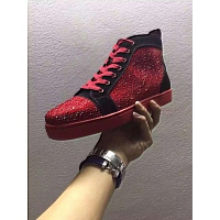 $115.00 USD Christian Louboutin CL High Tops Shoes For Men #265392