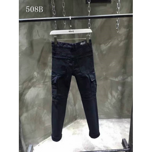 Replica Balmain Jeans For Men #321207 $68.00 USD for Wholesale