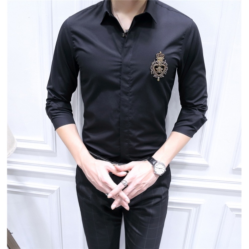 Dolce & Gabbana Shirts Long Sleeved For Men #428496