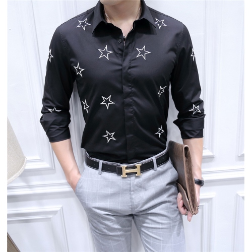 Replica Givenchy shirts Long Sleeved For Men #428670 $86.50 USD for Wholesale