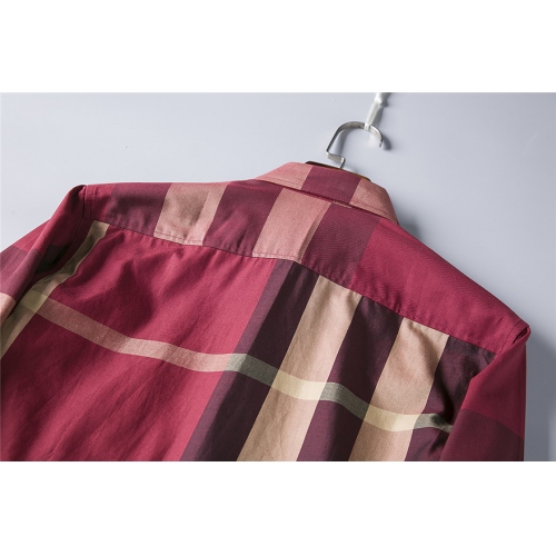 Replica Burberry Shirts Long Sleeved For Men #428727 $40.00 USD for Wholesale