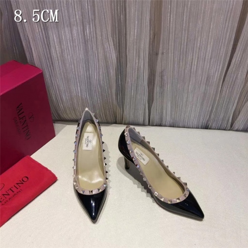 Replica Valentino High-Heeled Shoes For Women #432724 $81.00 USD for Wholesale