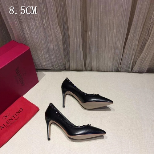 Replica Valentino High-Heeled Shoes For Women #432756 $81.00 USD for Wholesale