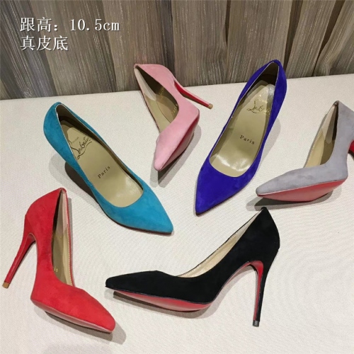 Replica Christian Louboutin CL High-heeled Shoes For Women #436643 $82.50 USD for Wholesale