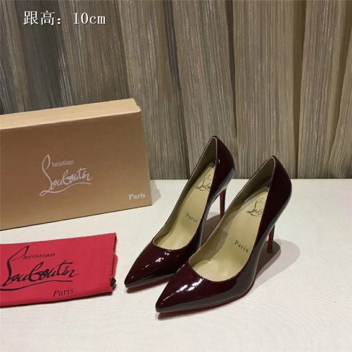 Replica Christian Louboutin CL High-heeled Shoes For Women #436774 $87.00 USD for Wholesale