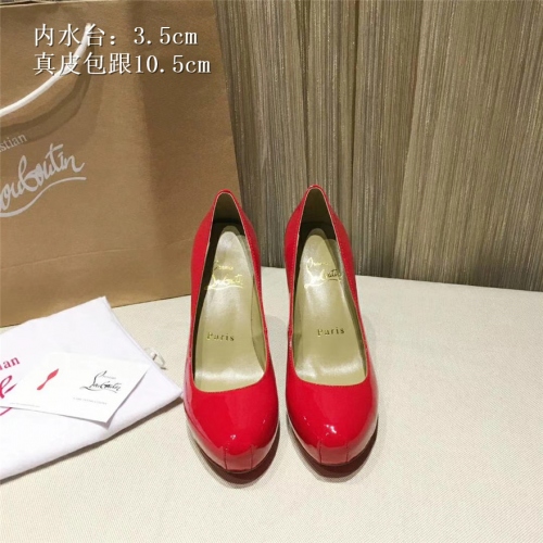 Replica Christian Louboutin CL High-heeled Shoes For Women #436814 $84.00 USD for Wholesale