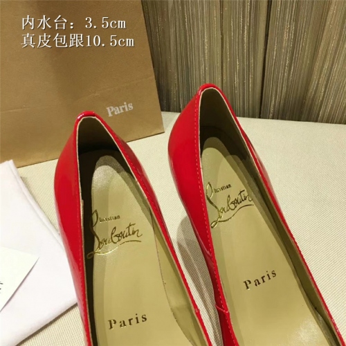 Replica Christian Louboutin CL High-heeled Shoes For Women #436814 $84.00 USD for Wholesale