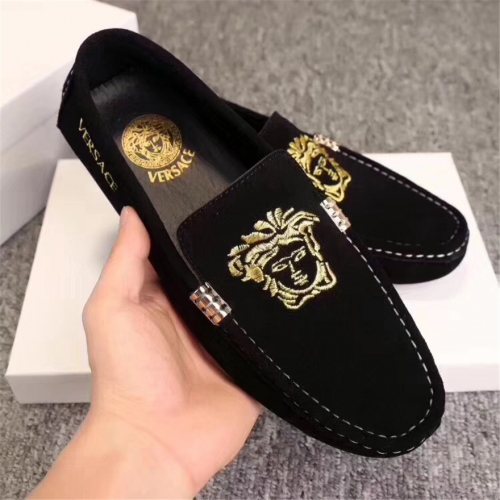 Versace Leather Shoes For Men #441875