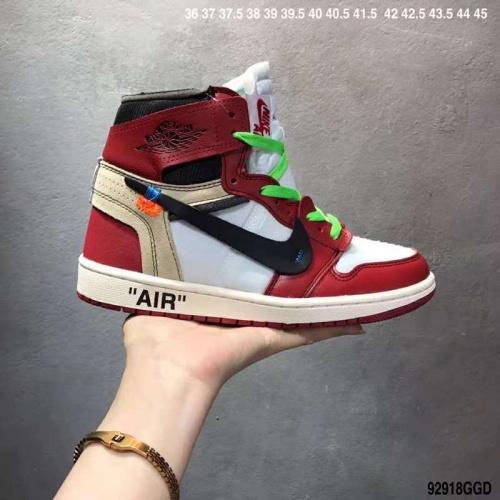 Nike Air Jordan 1 &amp; Off-White For Men #497441, $66.00 USD, [ITEM#497441], Air Jordan Shoes for New