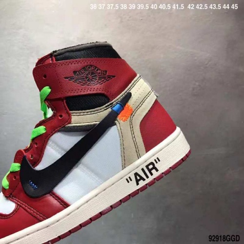 Replica Nike Air Jordan 1 & Off-White For Men #497441 $66.00 USD for Wholesale