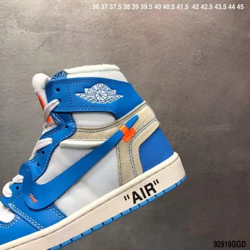 Replica Nike Air Jordan 1 & Off-White For Men #497442 $66.00 USD for Wholesale