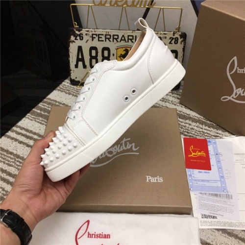 Replica Christian Louboutin CL Casual Shoes For Men #527932 $82.00 USD for Wholesale