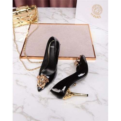 Replica Versace High-Heeled Shoes For Women #528452 $80.00 USD for Wholesale