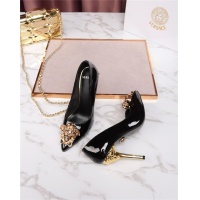 $80.00 USD Versace High-Heeled Shoes For Women #528452