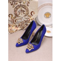 $80.00 USD Versace High-Heeled Shoes For Women #528475