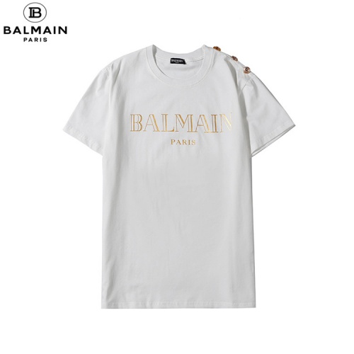 Balmain T-Shirts Short Sleeved For Unisex #547453, $28.00 USD, [ITEM#547453], Balmain T-Shirts