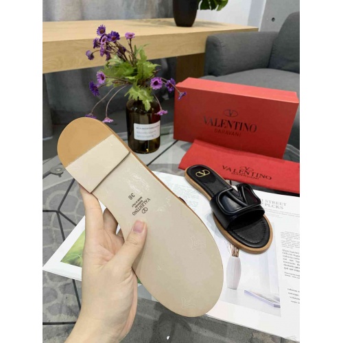 Replica Valentino Slippers For Women #549704 $60.00 USD for Wholesale