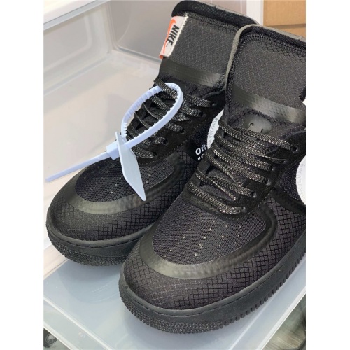 Replica Nike Air Force 1 & OFF-WHITE For Men #770100 $85.00 USD for Wholesale