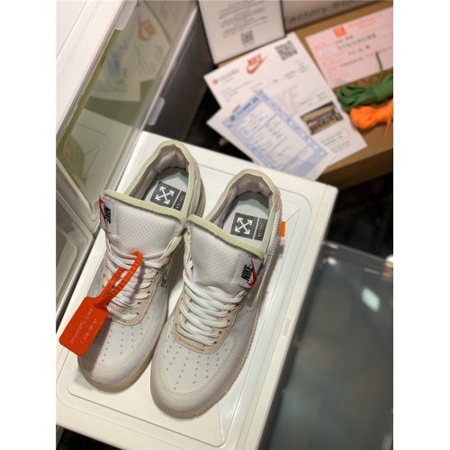 Replica Nike Air Force 1 & OFF-WHITE For Men #770102 $85.00 USD for Wholesale