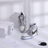 $125.00 USD Air Jordan 1 & Christian Dior High Tops Shoes For Men #766701