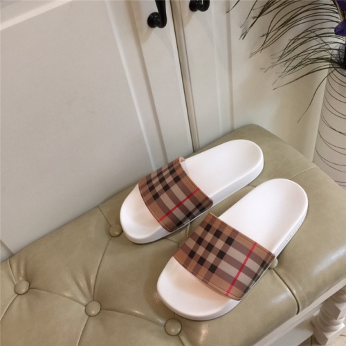 Replica Burberry Slippers For Men #783688 $46.00 USD for Wholesale