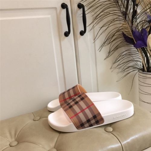 Replica Burberry Slippers For Men #783688 $46.00 USD for Wholesale