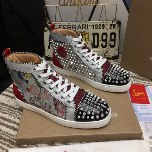 Christian Louboutin High Tops Shoes For Men #812834