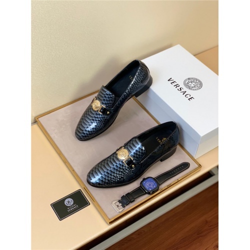 Versace Leather Shoes For Men #813586, $68.00 USD, [ITEM#813586], Clearance