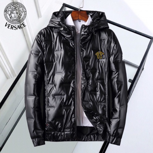 Versace Down Coat Long Sleeved For Men #818661