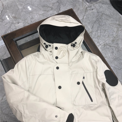 Replica Moncler Down Feather Coat Long Sleeved For Men #828172 $202.00 USD for Wholesale