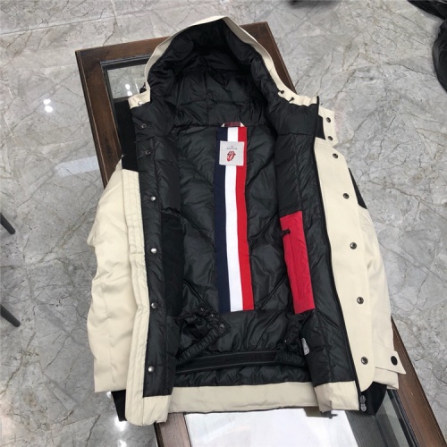 Replica Moncler Down Feather Coat Long Sleeved For Men #828172 $202.00 USD for Wholesale