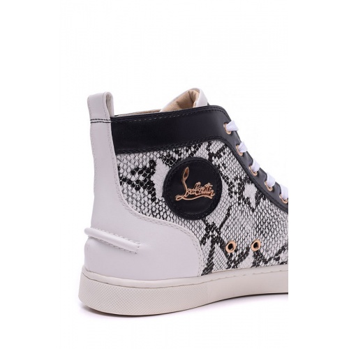 Replica Christian Louboutin High Tops Shoes For Men #833431 $98.00 USD for Wholesale