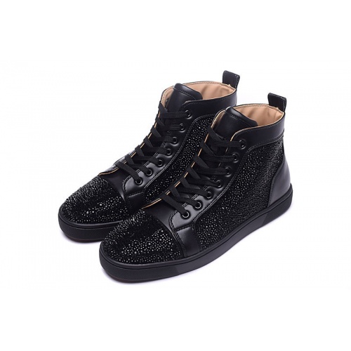 Replica Christian Louboutin High Tops Shoes For Men #833435 $98.00 USD for Wholesale