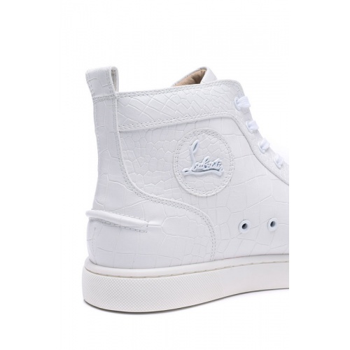 Replica Christian Louboutin High Tops Shoes For Men #833445 $96.00 USD for Wholesale