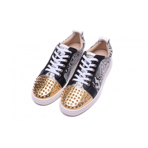 Replica Christian Louboutin Casual Shoes For Men #833475 $92.00 USD for Wholesale