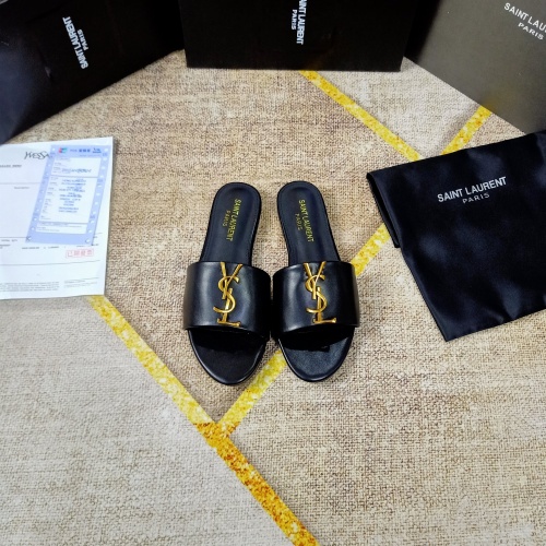 Replica Yves Saint Laurent YSL Slippers For Women #865659 $50.00 USD for Wholesale