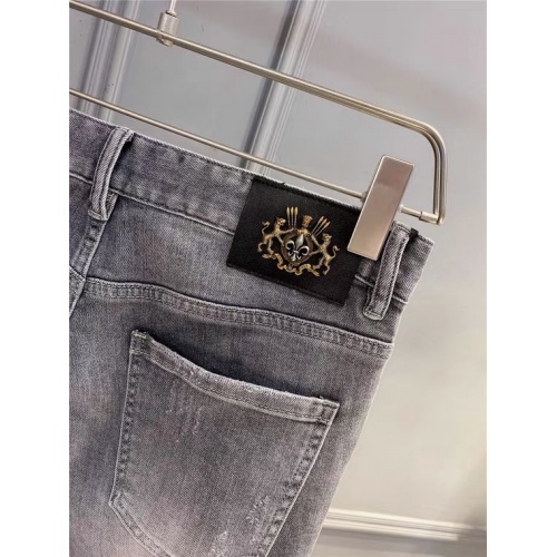 Replica Chrome Hearts Jeans For Men #886956 $50.00 USD for Wholesale