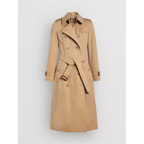 Burberry Trench Coat Long Sleeved For Women #892729