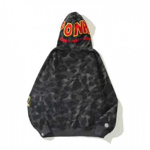 Replica Bape Hoodies Long Sleeved For Men #923707 $48.00 USD for Wholesale