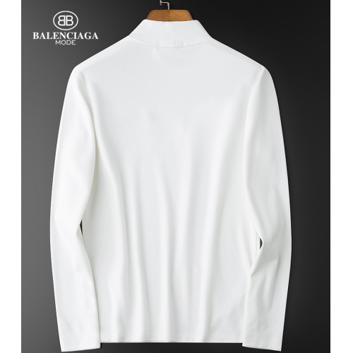 Replica Balenciaga T-Shirts Long Sleeved For Men #928704 $36.00 USD for Wholesale