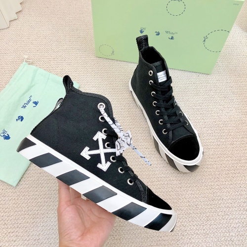 Replica Off-White High Tops Shoes For Men #934487 $80.00 USD for Wholesale