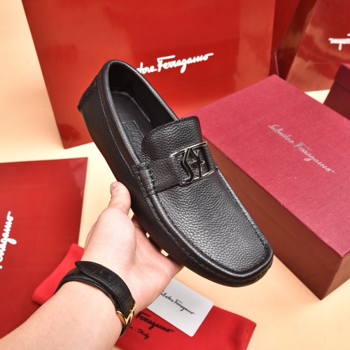 Replica Salvatore Ferragamo Leather Shoes For Men #939002 $80.00 USD for Wholesale