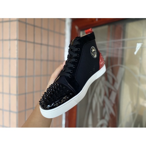 Replica Christian Louboutin High Tops Shoes For Men #939957 $115.00 USD for Wholesale