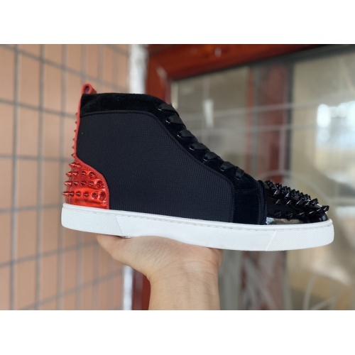 Replica Christian Louboutin High Tops Shoes For Men #939957 $115.00 USD for Wholesale