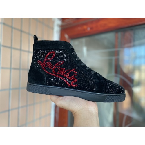 Replica Christian Louboutin High Tops Shoes For Men #939959 $115.00 USD for Wholesale