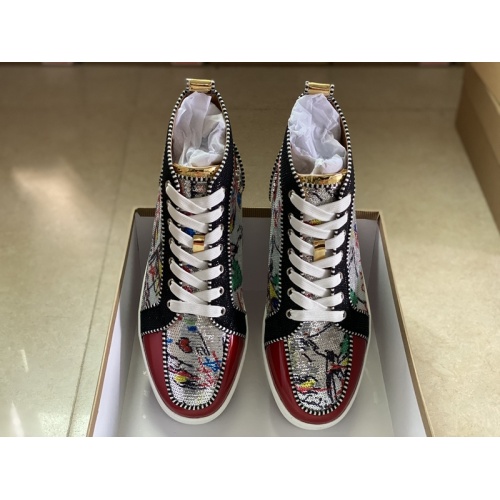 Replica Christian Louboutin High Tops Shoes For Men #940034 $115.00 USD for Wholesale