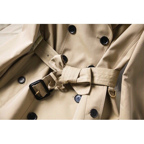 Replica Burberry Trench Coat Long Sleeved For Women #941568 $128.00 USD for Wholesale